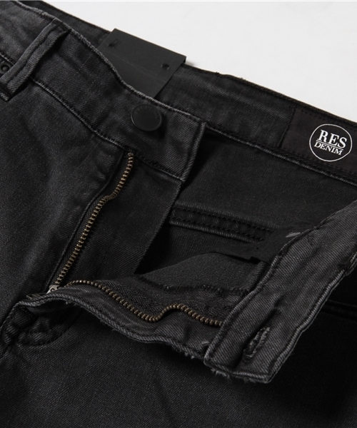 RES DENIM（レスデニム）の「【Safari 2月号掲載商品】RES DENIM/レスデニム BROLIN スキニー ブラックウォッシュ デニム（デニムパンツ・メンズ・スミクロ・34inch/32inch/30inch/28inch）」の10枚目の写真