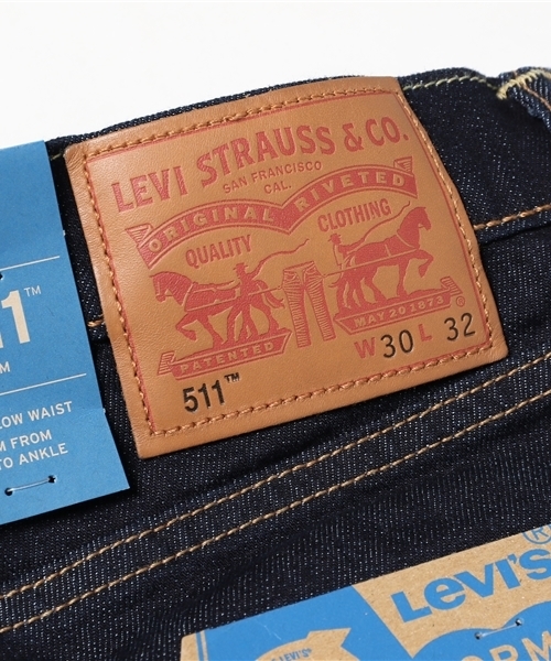 Levi's(リーバイス)の「511(TM) スリムフィット インディゴブルー SELKIRK/10.32oz(デニムパンツ・メンズ・インディゴブルー・31inch/33inch/34inch/32inch/29inch/28inch/30inch/27inch)」の12枚目の写真