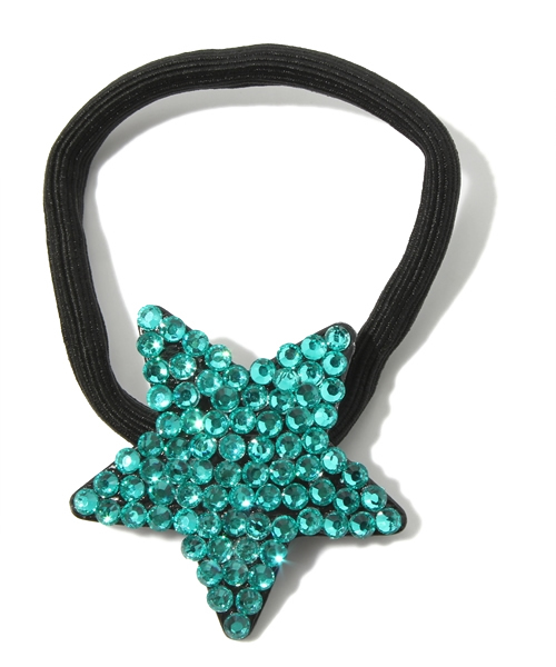 ROSE BUD（ローズバッド）の「(LL ACCESSORIES)3XHY006 STAR HAIR BAND（ヘアゴム・レディース・ブラック/グレー/ゴールド/ブルー/ピンク・ONE SIZE）」の4枚目の写真