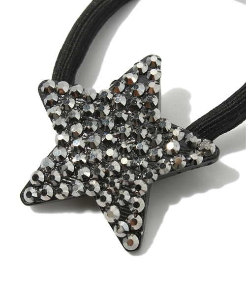 ROSE BUD（ローズバッド）の「(LL ACCESSORIES)3XHY006 STAR HAIR BAND（ヘアゴム・レディース・ブラック/グレー/ゴールド/ブルー/ピンク・ONE SIZE）」の7枚目の写真