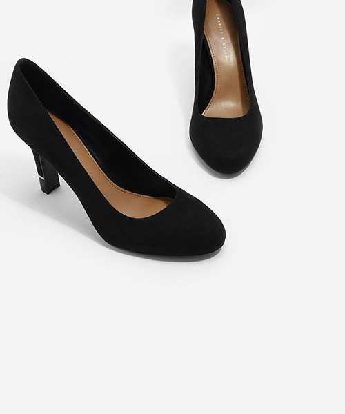 CHARLES & KEITH(チャールズ & キース)の「フォウスエードパンプス / FAUX SUEDE PUMPS(パンプス・レディース・ブラック/ブラウン系その他/パープル・23cm/24cm/23.5cm/24.5cm/22.5cm/25cm/25.5cm)」の5枚目の写真