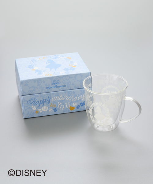 Afternoon Tea アフタヌーンティー の ディズニーコレクション アリス 耐熱ダブルウォールマグカップ グラス マグカップ タンブラー Wear