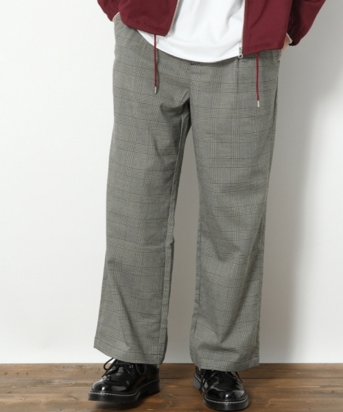 RAGEBLUE（レイジブルー）の「TR柄ワイドパンツ/768017（その他パンツ・メンズ・ブラック/ダークグレー/グレー系その他・SMALL/MEDIUM/LARGE）」の2枚目の写真
