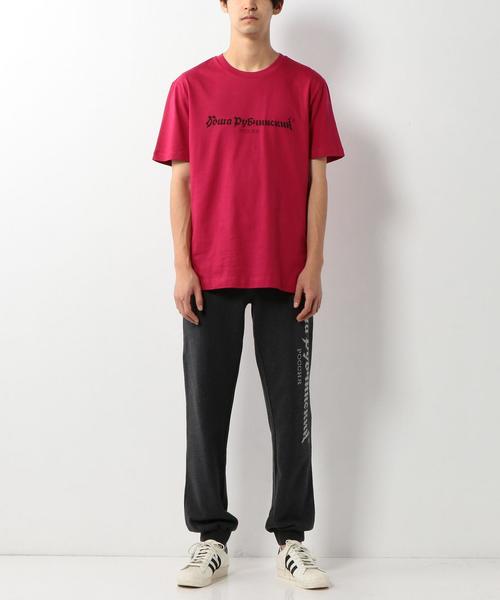 Gosha Rubchinskiy(ゴーシャラブチンスキー)の「GOSHA RUBCHINSKIY(ゴーシャ ラブチンスキー) LOGO TEE(Tシャツ/カットソー・メンズ・ホワイト/ブラック/ワインレッド・SMALL/MEDIUM/X-SMALL)」の9枚目の写真