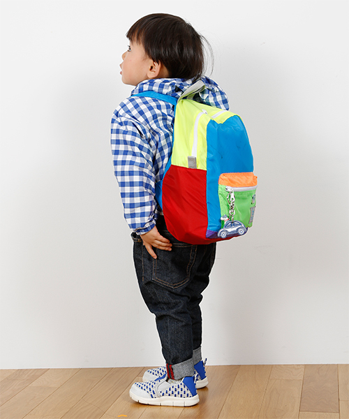 こども ビームス（コドモビームス）の「こども ビームス / バックパック S（バックパック/リュック・キッズ・ライム/ブルー/ブルー系その他/パープル/イエロー/ピンク/ピンク系その他/レッド/オレンジ/カモフラージュ/その他1/その他2/ライトピンク・SMALL）」の14枚目の写真