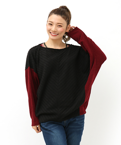 チチカカ(チチカカ)の「テレコ起毛チロリープルオーバー(Tシャツ/カットソー・レディース・ブラック/グレー/カーキ・FREE)」の13枚目の写真