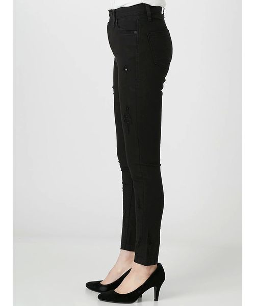 EMODA（エモダ）の「ドットクラッシュパギンス（デニムパンツ・レディース・ブラック/インディゴブルー/ブルー・SMALL/MEDIUM/X-SMALL）」の16枚目の写真