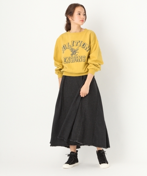 niko and...（ニコアンド）の「オリジナルコットンアニマル短丈ワイドプルオーバー（Tシャツ/カットソー・レディース・ネイビー/グレー/クリーム/マスタード・LARGE/MEDIUM）」の20枚目の写真