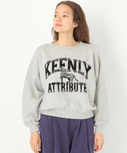 niko and...（ニコアンド）の「オリジナルコットンアニマル短丈ワイドプルオーバー（Tシャツ/カットソー・レディース・ネイビー/グレー/クリーム/マスタード・LARGE/MEDIUM）」の18枚目の写真