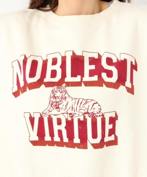 niko and...（ニコアンド）の「オリジナルコットンアニマル短丈ワイドプルオーバー（Tシャツ/カットソー・レディース・ネイビー/グレー/クリーム/マスタード・LARGE/MEDIUM）」の10枚目の写真