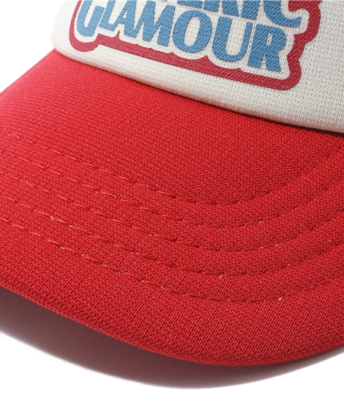 JOEY HYSTERIC（ジョーイヒステリック）の「WOMEN AFLAME pt メッシュキャップ（キャップ・キッズ・ネイビー/レッド/ボルドー・MEDIUM/LARGE）」の6枚目の写真