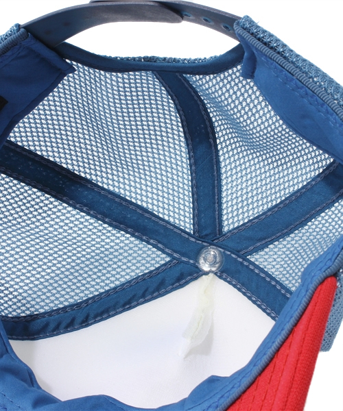 JOEY HYSTERIC（ジョーイヒステリック）の「WOMEN AFLAME pt メッシュキャップ（キャップ・キッズ・ネイビー/レッド/ボルドー・MEDIUM/LARGE）」の9枚目の写真