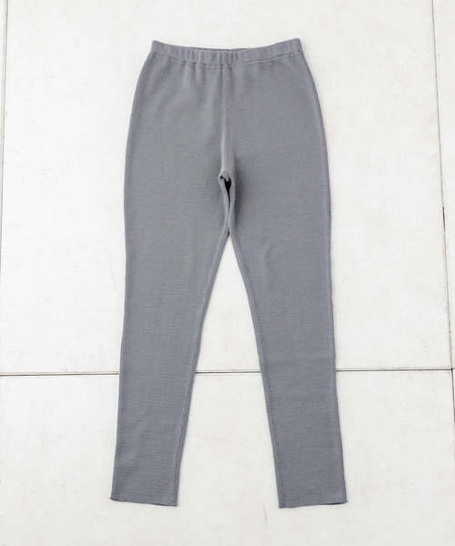 CIAOPANIC（チャオパニック）の「ハニカムレギンス（レギンス/スパッツ・レディース・グレー/アイボリー/キャメル・FREE）」の5枚目の写真