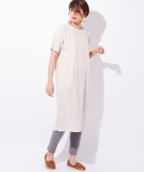 CIAOPANIC（チャオパニック）の「ハニカムレギンス（レギンス/スパッツ・レディース・グレー/アイボリー/キャメル・FREE）」の17枚目の写真