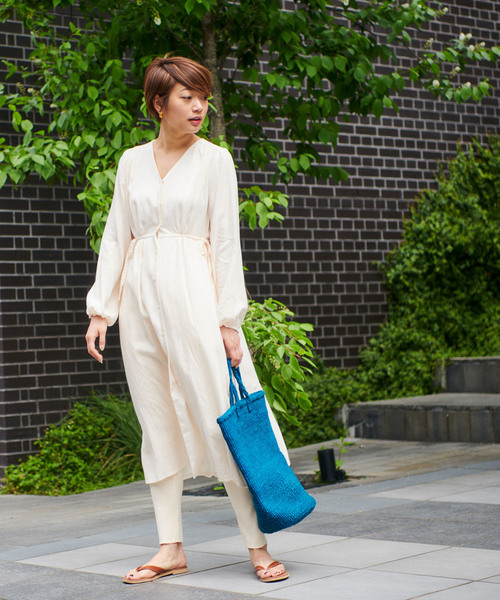 CIAOPANIC（チャオパニック）の「ハニカムレギンス（レギンス/スパッツ・レディース・グレー/アイボリー/キャメル・FREE）」の9枚目の写真