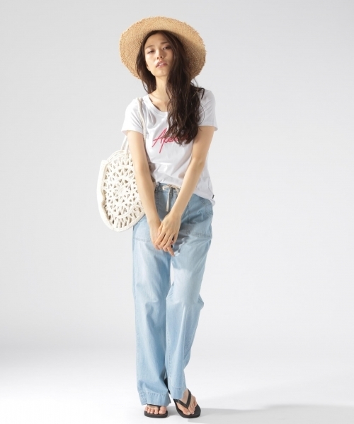 Afends(アフェンズ)の「【AFENDS(アフェンズ)】Halifax Standard Fit Tee(Tシャツ/カットソー・レディース・ホワイト/ピンク/チャコール・SMALL/MEDIUM)」の4枚目の写真