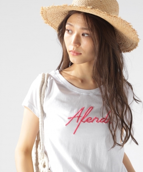 Afends(アフェンズ)の「【AFENDS(アフェンズ)】Halifax Standard Fit Tee(Tシャツ/カットソー・レディース・ホワイト/ピンク/チャコール・SMALL/MEDIUM)」の7枚目の写真