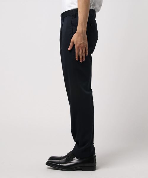 UNITED TOKYO（ユナイテッドトウキョウ）の「ハイカウントギャバストレッチスラックス（スラックス・メンズ・グリーン/ネイビー・1/2/3）」の3枚目の写真