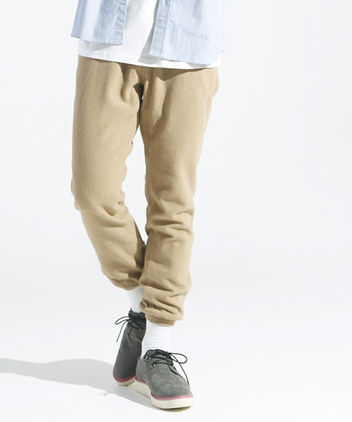 WEGO（ウィゴー）の「WEGO/ライトメルトンイージーパンツ（チノパンツ・メンズ・ライトグレー/ネイビー/キャメル/その他1・MEDIUM/LARGE）」の3枚目の写真