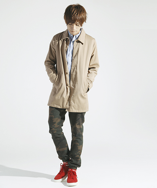 WEGO（ウィゴー）の「WEGO/ライトメルトンイージーパンツ（チノパンツ・メンズ・ライトグレー/ネイビー/キャメル/その他1・MEDIUM/LARGE）」の17枚目の写真