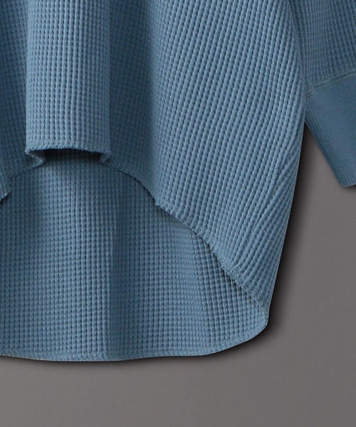 6（ロク）の「＜6(ROKU)＞THERMAL V NECK 6SLEEVE 3/サーマル（Tシャツ/カットソー・レディース・オレンジ系その他/ホワイト/ライラック/ブラック/ライトブルー・FREE）」の6枚目の写真