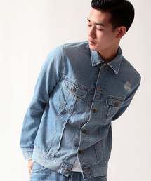 MONKEY TIME | ＜MT×LEE＞∴ デニム ライダース クラッシュ◆§(デニムジャケット)
