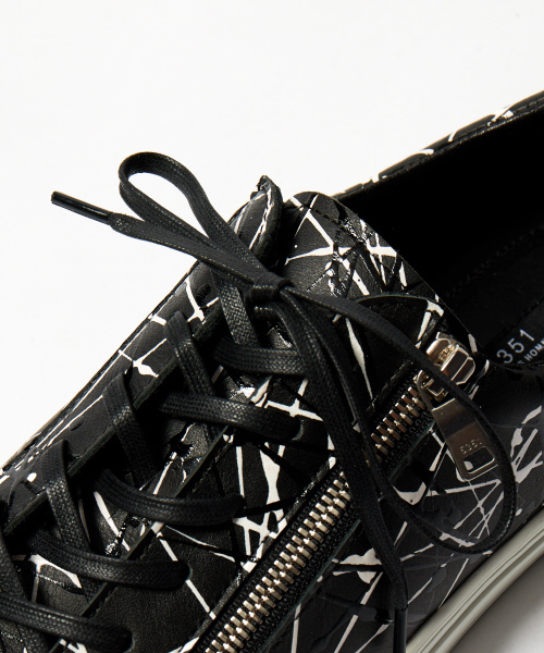 5351 POUR LES HOMMES（ゴーサンゴーイチプールオム）の「【5351×buddy別注】パレットステアZIPスニーカー（スニーカー・メンズ・ブラック/ホワイト・40/42/44/46）」の8枚目の写真
