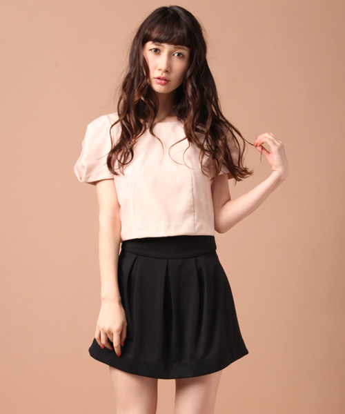 rosebullet（ローズブリット）の「コンパクトポンチトップス（Tシャツ/カットソー・レディース・ライトグレー系/アイボリー系/ピンク系・2）」の4枚目の写真