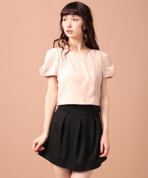 rosebullet（ローズブリット）の「コンパクトポンチトップス（Tシャツ/カットソー・レディース・ライトグレー系/アイボリー系/ピンク系・2）」の8枚目の写真