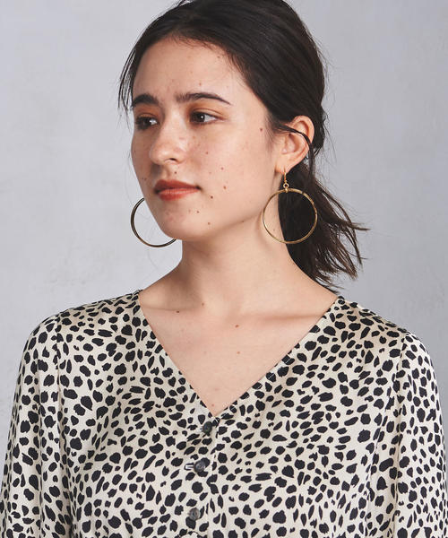 UNITED ARROWS（ユナイテッドアローズ）の「UWSC レオパード柄 Vネック 