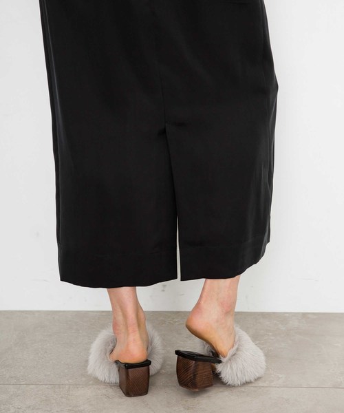 city(シティ)の「【CITY】CUPRA SATIN LONG SLIT SKIRT(スカート・レディース・ブラック/オレンジ/パープル・0/1)」の10枚目の写真