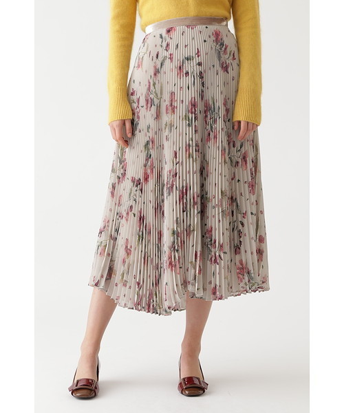 JILL STUART(ジルスチュアート)の「◆ウォーターカラーフラワープリーツスカート(スカート・レディース・グレー/ネイビー・2/0/4)」の12枚目の写真