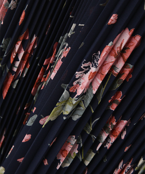 JILL STUART(ジルスチュアート)の「◆ウォーターカラーフラワープリーツスカート(スカート・レディース・グレー/ネイビー・2/0/4)」の20枚目の写真