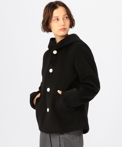 FRAPBOIS（フラボア）の「セーリングコート（その他アウター・レディース・ネイビー/ブラック・1/2）」の5枚目の写真