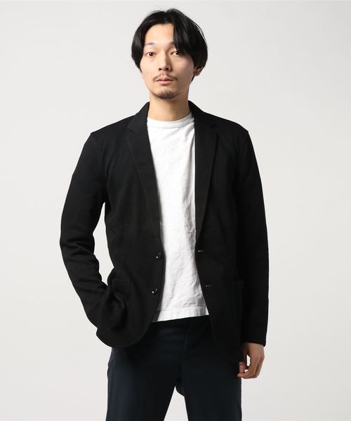 Blue Standard (ブルースタンダード)の「【BLUE STANDARD】ダブルフェィステーラードJKT(テーラードジャケット)」|ブラック