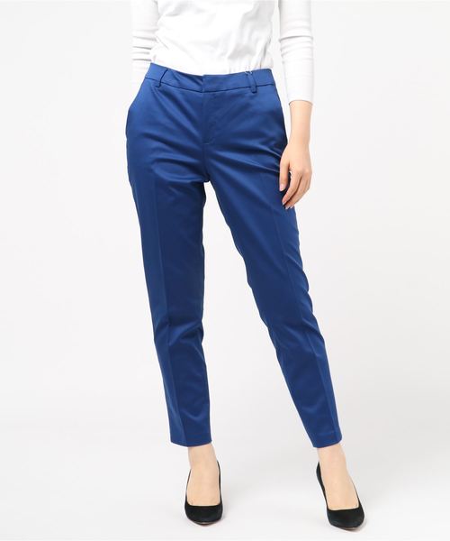 A/C DESIGN BY ALPHA CUBIC（エーシーデザインバイアルファキュービック）の「サテンストレッチパンツ（その他パンツ・レディース・ブラック/ベージュ/ブルー/ネイビー/オフホワイト・61/64/67/70）」の11枚目の写真