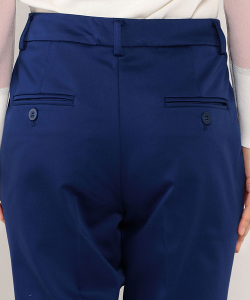 A/C DESIGN BY ALPHA CUBIC（エーシーデザインバイアルファキュービック）の「サテンストレッチパンツ（その他パンツ・レディース・ブラック/ベージュ/ブルー/ネイビー/オフホワイト・61/64/67/70）」の14枚目の写真