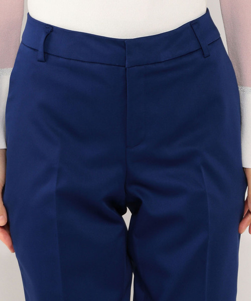 A/C DESIGN BY ALPHA CUBIC（エーシーデザインバイアルファキュービック）の「サテンストレッチパンツ（その他パンツ・レディース・ブラック/ベージュ/ブルー/ネイビー/オフホワイト・61/64/67/70）」の15枚目の写真