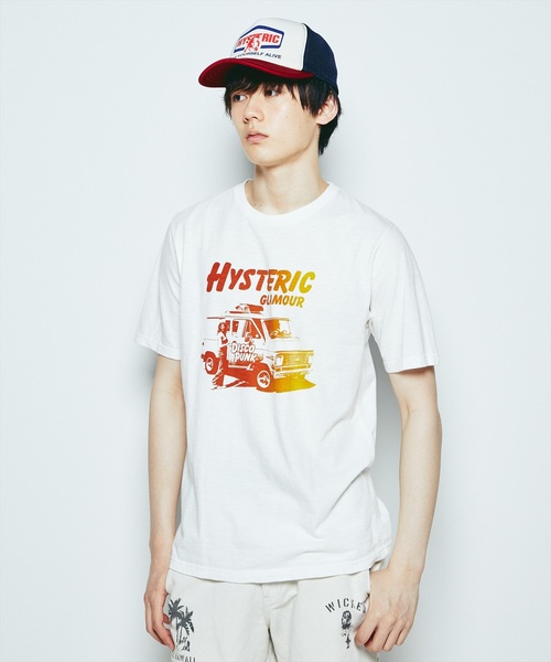 HYSTERIC GLAMOUR（ヒステリックグラマー）の「YOURSELF ALIVE メッシュキャップ（キャップ・メンズ・ブラック/ネイビー/レッド・FREE）」の5枚目の写真