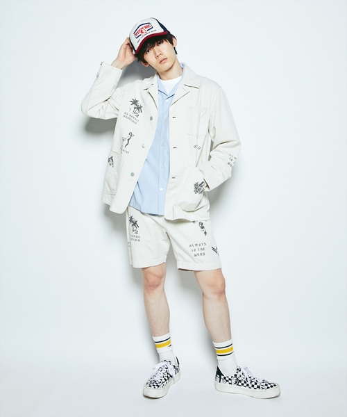 HYSTERIC GLAMOUR（ヒステリックグラマー）の「YOURSELF ALIVE メッシュキャップ（キャップ・メンズ・ブラック/ネイビー/レッド・FREE）」の6枚目の写真