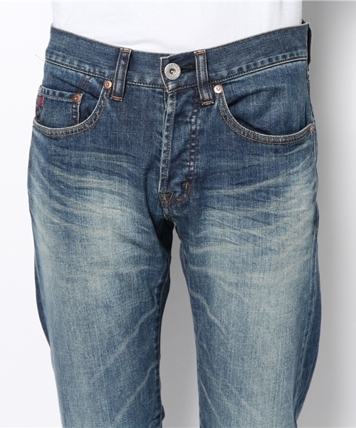 PLST（プラステ）の「Ｍen ユーズドストレッチデニムパンツ（デニムパンツ・メンズ・インディゴブルー・30inch/32inch/34inch/28inch）」の4枚目の写真