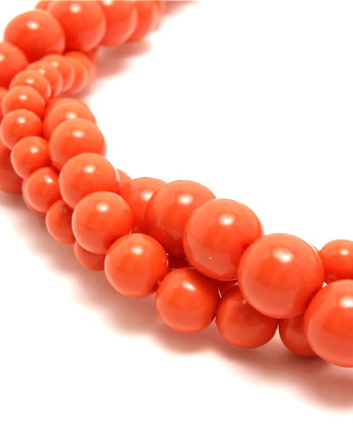 Chico(チコ)の「ねじりネックレス(ネックレス・レディース・ホワイト/レッド・FREE)」の8枚目の写真