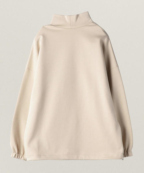 ASTRAET（アストラット）の「ASTRAET（アストラット）ドローコード ハイネック プルオーバー†（スウェット・レディース・ベージュ/ブラック・FREE）」の5枚目の写真