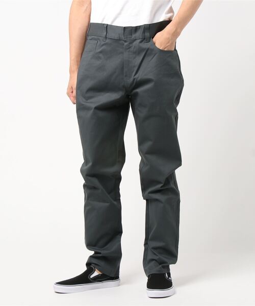 Dickies(ディッキーズ)の「WD971E TCストレッチ5ポケットテーパードパンツ(パンツ)」|チャコールグレー