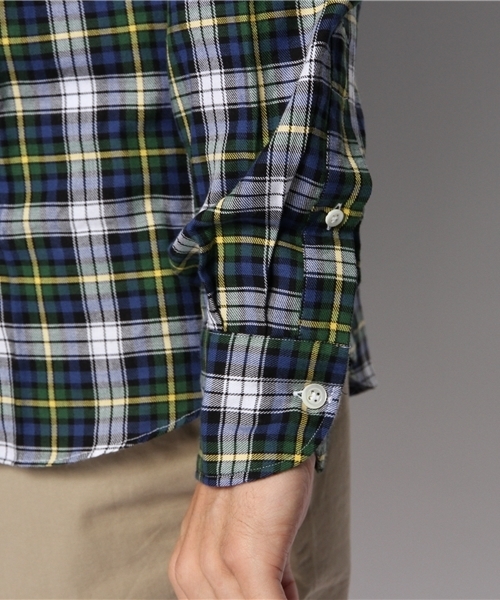 BEAMS（ビームス）の「GIANNETTO / タータンチェック ワークシャツ（シャツ/ブラウス・メンズ・ダークグリーン・LARGE/SMALL/MEDIUM/X-SMALL）」の8枚目の写真
