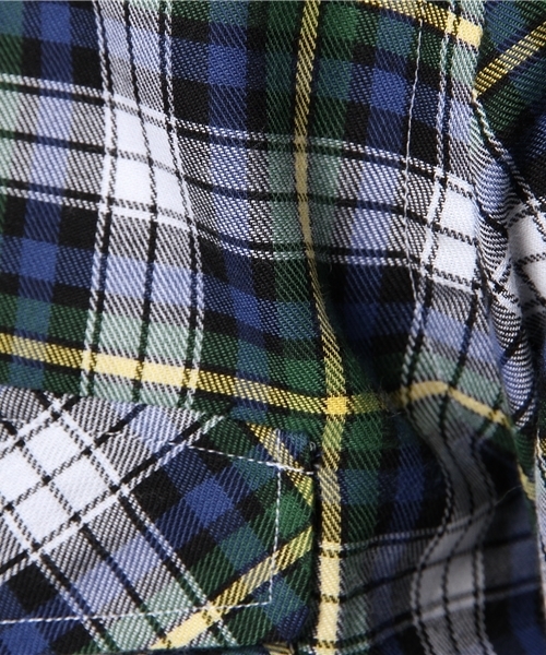 BEAMS（ビームス）の「GIANNETTO / タータンチェック ワークシャツ（シャツ/ブラウス・メンズ・ダークグリーン・LARGE/SMALL/MEDIUM/X-SMALL）」の10枚目の写真