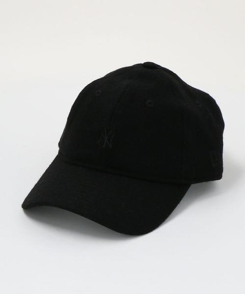 NEW ERA（ニューエラ）の「【別注】 ＜NEW ERA＞ MELTON 1TONE CAP/キャップ（キャップ・メンズ・ブラック/ネイビー/グレー・FREE）」の2枚目の写真
