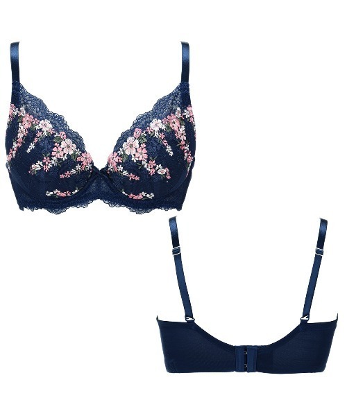 Triumph（トリンプ）の「プレミアムデザイン 天使のブラ スリムライン0050 ブラジャー(ブラレットデザイン)TR0050 WHU3（ブラジャー・レディース・ライトブルー/ネイビー/ピンク・C70/D70/C75/D75/E70/E75）」の12枚目の写真