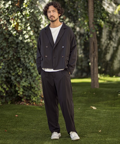 CAMBIO(カンビオ)の「mj7053-TRダブルテーラードジャケット(テーラードジャケット・メンズ・ブラック/ネイビー・M/L)」の13枚目の写真