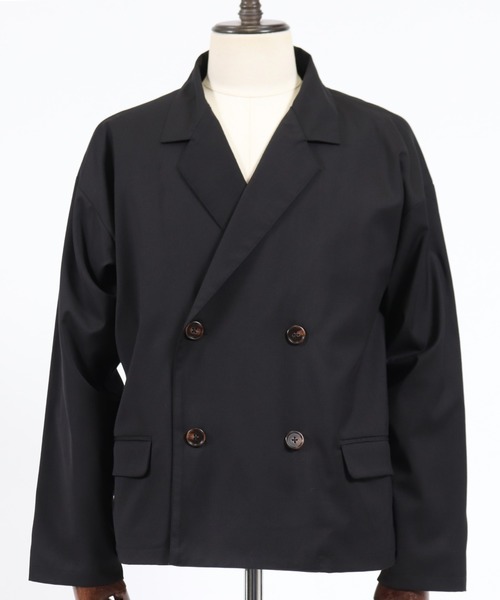 CAMBIO(カンビオ)の「mj7053-TRダブルテーラードジャケット(テーラードジャケット・メンズ・ブラック/ネイビー・M/L)」の19枚目の写真